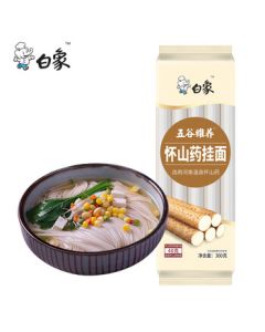 White Elephant Multigrain Nourishing Yam Noodles, Dragon Beard Thin Noodles, Nutrient-Rich Dried Noodles 300g