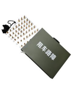 Lin Yu Ji Manual & Automatic Remote Control Integrated Retractable Portable 8-Meter Aluminum Alloy Spike Strip Tire Blowout Anti-Terrorism Speed Bumper for High-Speed Checkpoints