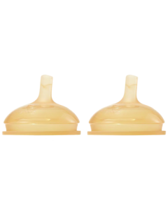 Shixi Straw Nipple for Babies Over One Year Old, Wide Neck Silicone, 2-Pack