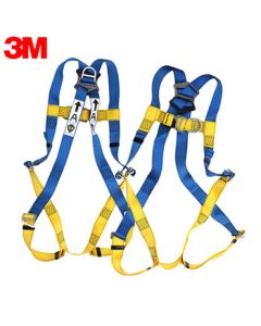 3M 1390024 Kapbit Full Body Safety Harness, 5-Point Adjustable Back and Chest D-Ring, Construction Outdoor Protection, 1 Piece