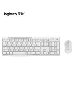 Logitech MK295 Wireless Keyboard and Mouse Combo, Full-Size Business Office Keyboard and Mouse with 2.4G Wireless Receiver, White