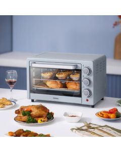 KONKA 20L Household Electric Oven, Multifunctional Baking Oven for Cakes, Stainless Steel Heating Electric Oven