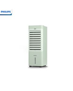 PHILIPS Air Conditioner Fan, Household Negative Ion Purification Mobile Humidifying Remote Control Cabinet Water Cooling Fan, Cooling Fan Air Cooler, Green, Standard Model ACR2122GC