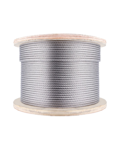 Juwei Galvanized Steel Wire Rope Lifting Cable Towing Rope Customizable Cutting Diameter 10mm (Price per Meter)