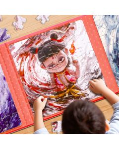 Yijimei Nezha Magic Boy Stirring the Sea Magnetic Puzzle - 4th Order 127 Pieces, Educational Toy for Boys and Girls Aged 3-6, Birthday Gift