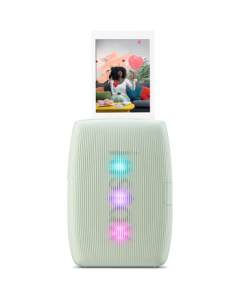 INSTAX Fujifilm instax mini Link 3 Smartphone Photo Printer - Happy Upgrade Sage Green Gift Box (Includes Exclusive mini Frosted Film 10 Sheets)