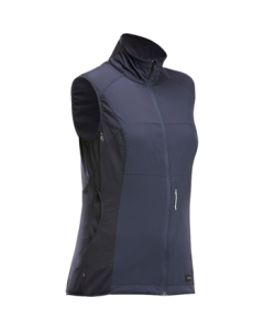 DECATHLON Women's Mountain Hiking Windproof Fleece-Lined Vest in Dark Navy Blue XL-2776794