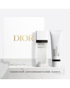 DIOR Homme Skincare Gift Set (Cleansing Gel + Hydrating Lotion) Moisturizing Kit for Men, Birthday Gift