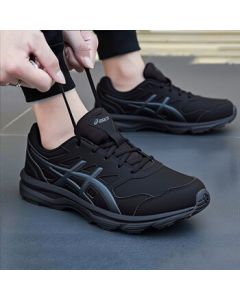 ASICS Men's Running Shoes GEL-MISSION 3 Cushioned Comfort Breathable Low-Top Sneakers Black 40.5