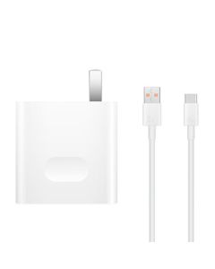 Huawei Original 66W Super Fast Charger Set (Charger Head + 6A Type-C Cable) Compatible with Mate50 Series/Mate60/X5/X3