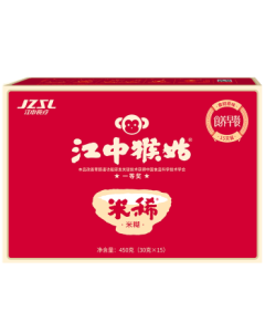 Jiangzhong Hougu Nourishing Stomach Rice Porridge - 15 Days Original Flavor Breakfast Mushroom Liquid Food for Middle-Aged & Elderly, Nutritional Meal Replacement, Gift for Elders, 450g