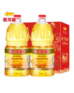 Jinlongyu Fragrant Blended Cooking Oil 1.8L*2 + Gift Box, Employee Benefits & Holiday Gifts, Edible Oil