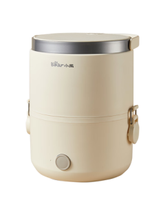 Bear Electric Lunch Box, Heating Lunch Box, Insulated Lunch Box with Heating Function, Portable Steaming and Heating Lunch Kit for Office, 1.5L Double-Layer Stainless Steel Inner Pot, Multi-Functional DFH-C15D2