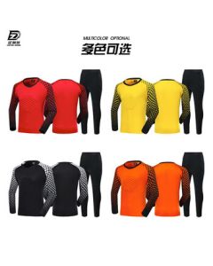 Custom Hero Football Goalkeeper Kit Set - Long Sleeve Jersey with Pads, Match-Ready, Logo & Number Printing (Model 7203)