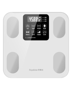 Royalstar Smart Body Fat Scale, Accurate Electronic Weight Scale for Home Use, Bluetooth-Connected Health Weight Scale DZC03S