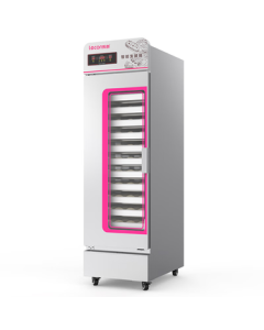 Lecon Commercial Proofer Fermentation Box Bread Steamer Stainless Steel Constant Temperature Baking Equipment 16-Tray Computer Model (With Trays) WL-16FZ
