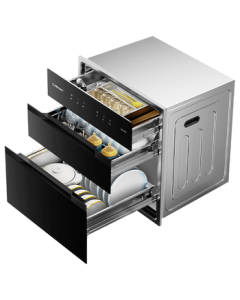 Canbo 135L Windproof Rock Massive 304 Stainless Steel Sterilizer Cabinet Built-in Household Baby Two-Star Hot Air Sterilizing Dish Cabinet XDZ135-ER751