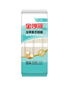 Jinshahe Wide Noodles High-Gluten Jade Belt Dried Noodles, Knife-Cut Noodles, Oil-Splashed Noodles, Stewed Noodles, 1kg Bag