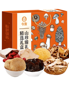 Jinyou Mountain Delicacies Dried Mushroom Gift Box 1080g - Premium Mid-Autumn Festival Gift Set for Family & Elders