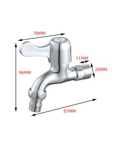 Lindong 4-Point Faucet Extended Faucet Unit: Piece Alloy 7# Spout