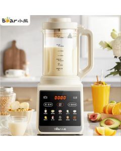 Bear Blender, 1.75L Large Capacity Multi-Function Noise-Reducing Automatic Non-Filter Soy Milk Maker, Juicer, and Food Processor with Timer for 3-6 People (Model: PBJ-G12H1)