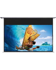 JingDong JingZao Projector Screen for Home Use, Electric Drop-Down Screen, 100 Inch 16:9, Compatible with Nut, XGIMI, Dangbei, Xiaomi Projectors and Mid-Long Throw Projectors
