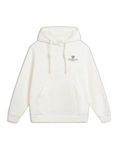 Li-Ning Fleece-Lined Hooded Sweatshirt for Women, 2025 Autumn/Winter New Fashion Versatile Loose Fit Sports Top AWDV988