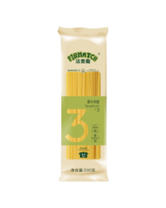 FIRMATCH Italian Pasta 500g - Straight Spaghetti, Italian Noodles for Stir-Fry, Dry Noodles, or Tossed Noodles