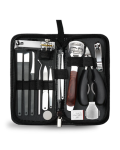 Xing Fu Tang Professional Pedicure Knife Set - 18-Piece Foot Care Tools for Ingrown Toenails, Eagle Beak Nail Clippers, and Dead Skin Removal