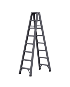 Chuangshuo Ladder - Engineering Ladder, Cargo Ladder, Climbing Ladder, Warehouse Ladder, A-Frame Ladder, 8-Step Ladder (Athens Black Reinforced Model)