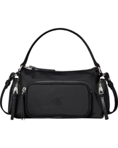 Calvin Klein Women's Bag 25 Fall New Retro Small Square Shoulder Bag with Multiple Pockets for Casual Commuting, Crossbody Gift