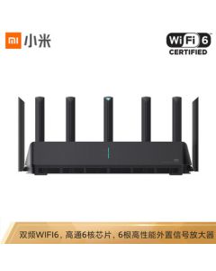 Xiaomi (MI) AX3600 Router 5G Dual-Band WiFi 6 Qualcomm 6-Core Processor AIoT 3000M Wireless Speed Gaming Acceleration Smart Home Gaming Router