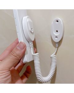 CNMF Remote Control Anti-Loss Strap - Wall-Mounted Magnetic Holder for Living Room Air Conditioner and TV Remote Control Strap - White (110CM)