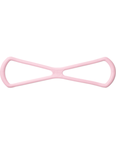 Keep Figure-8 Resistance Band for Yoga, Shoulder Stretching, Home Workout - Sakura Pink