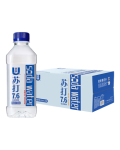 Youzhen Soda Water Beverage - Sugar-Free, Carbonation-Free, Weak Alkaline Water Drink, 350ml*24 Bottles, Whole Case Pack