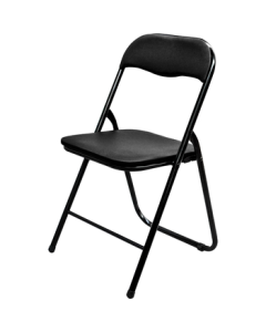 Huakai Star Folding Chair, Home Computer Chair, Office Chair Stool, Training Conference Chair with Backrest XK1030 Black