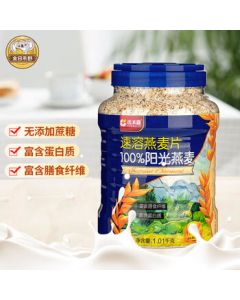 Jinri Heye Sunshine Oatmeal 1010g No Added Sucrose No-Cook Breakfast Nutritional Meal Replacement Instant Grain Oatmeal