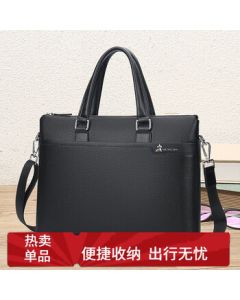 MEXICAN Men's Briefcase Genuine Top Grain Leather Business Handbag Office Luxury Shoulder Crossbody 14-Inch Laptop Bag