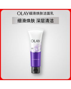 OLAY Smooth & Renewal Facial Cleanser 100g, Deep Cleansing, Oil Control & Balance, Makeup Remover, Birthday Gift for Girlfriend