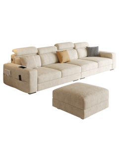 Dudu Meijia Multi-functional Sofa Living Room 2025 New Model Cotton Linen Fabric Sofa Small Space Modern Minimalist Furniture #116