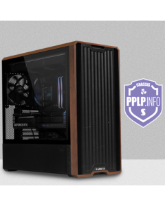 LIANLI L217 Mid-Tower ATX Gaming PC Case - Black (Includes 5 Fans / Supports E-ATX Motherboard / Back-Connect Ready / Dual Switches)