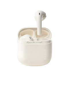 EDIFIER Zero Air True Wireless Bluetooth Earbuds, Semi-In-Ear Headphones, Wireless Earphones, Bluetooth 5.4, Compatible with Apple Huawei Xiaomi OPPO Phones, Moon White