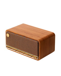 EDIFIER M230 High-Fidelity Retro Bluetooth Portable Speaker, Desktop Wooden Audio System, Stereo Surround Sound, Extended Battery Life, Wood Grain Color, Gift