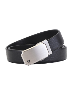 Samsonite Men's Leather Belt - Premium Business Automatic Buckle Genuine Cowhide Belt Gift Box Birthday Present TK2