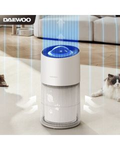 Daewoo Air Purifier - Multi-Effect Odor Elimination, Six-Stage Advanced Purification, AI Smart Technology, Wide-Range Pet Hair Absorption, UV Sterilization, Powerful Suction/JH02