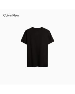 Calvin Klein Jeans Summer Men's Casual Minimalist CK Contrast Color Hollow-Out Letter Comfort Round Neck Short-Sleeve T-Shirt J323926