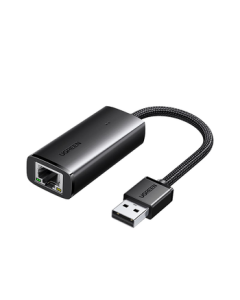 UGREEN USB 3.0 Gigabit Ethernet Adapter to RJ45 Network Cable Converter [Braided] for Apple Huawei Xiaomi Laptops External Dock Adapter