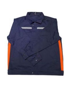 Xiangweisi Long-Sleeve Top for Spring and Autumn (Uniform for Installation and Maintenance Staff - Spring/Autumn Wear - Top) Black Free Size