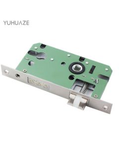 Yuhuaze Stainless Steel Double-Tongue 58 Lock Body, Door Lock Latch Accessories, 58mm Hole Distance Lock Body, Wooden Door Lock, Room Door Lock Body Accessories