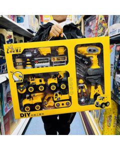 Mengduofu 2-Year-Old Boy Toys, Children's Disassembly Engineering Vehicle Assembly Screw Drill Birthday Gift Excavator for 3-4 Year Old Boys